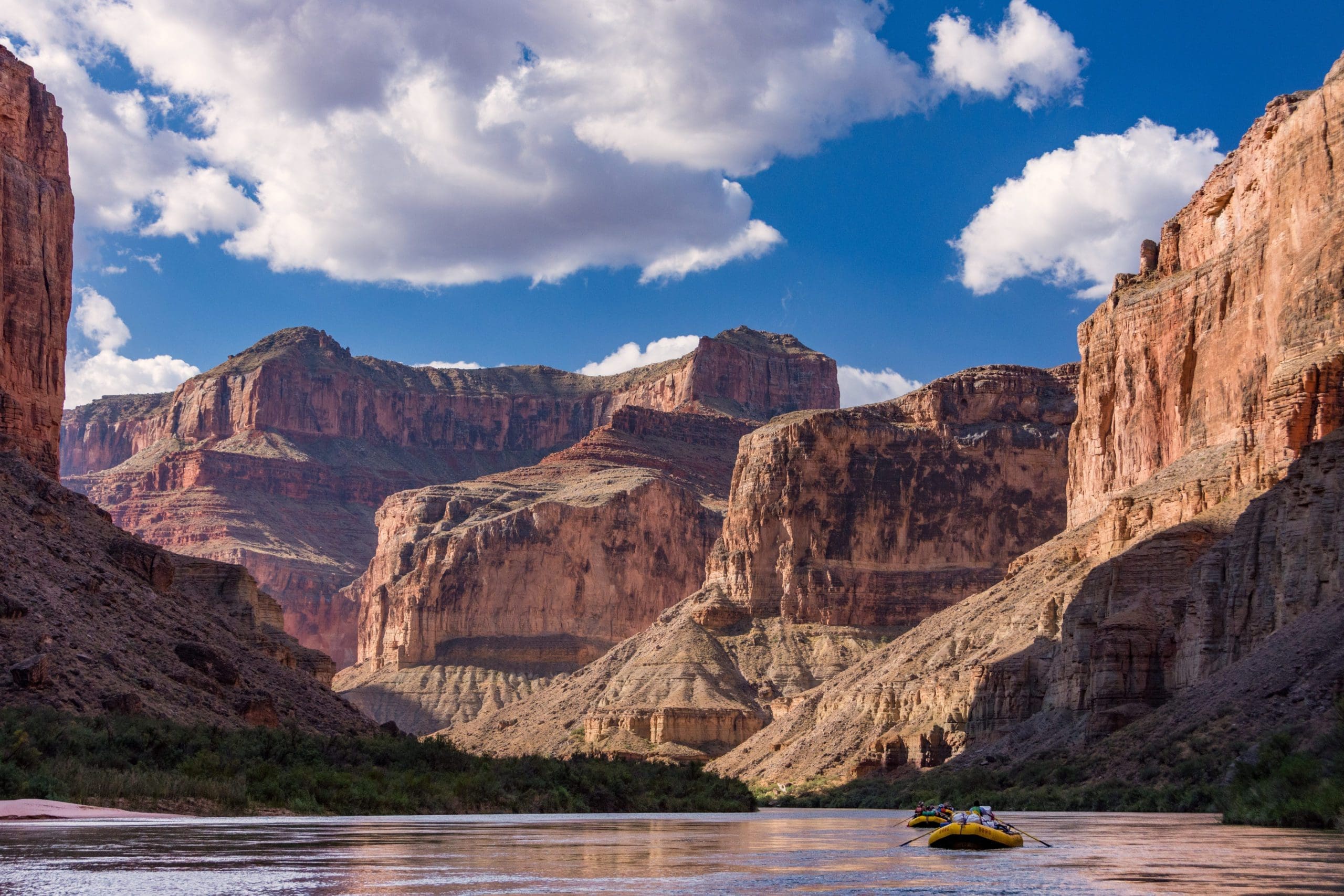 Rafting down the Colorado River through the Grand Canyon | 11 Ideas For A Bucket List Vacation In The USA