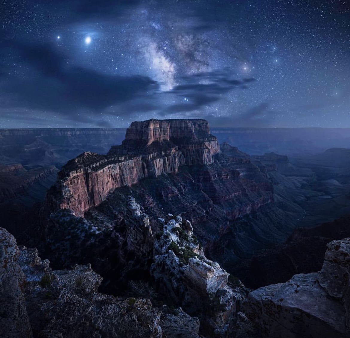 The Grand Canyon by night