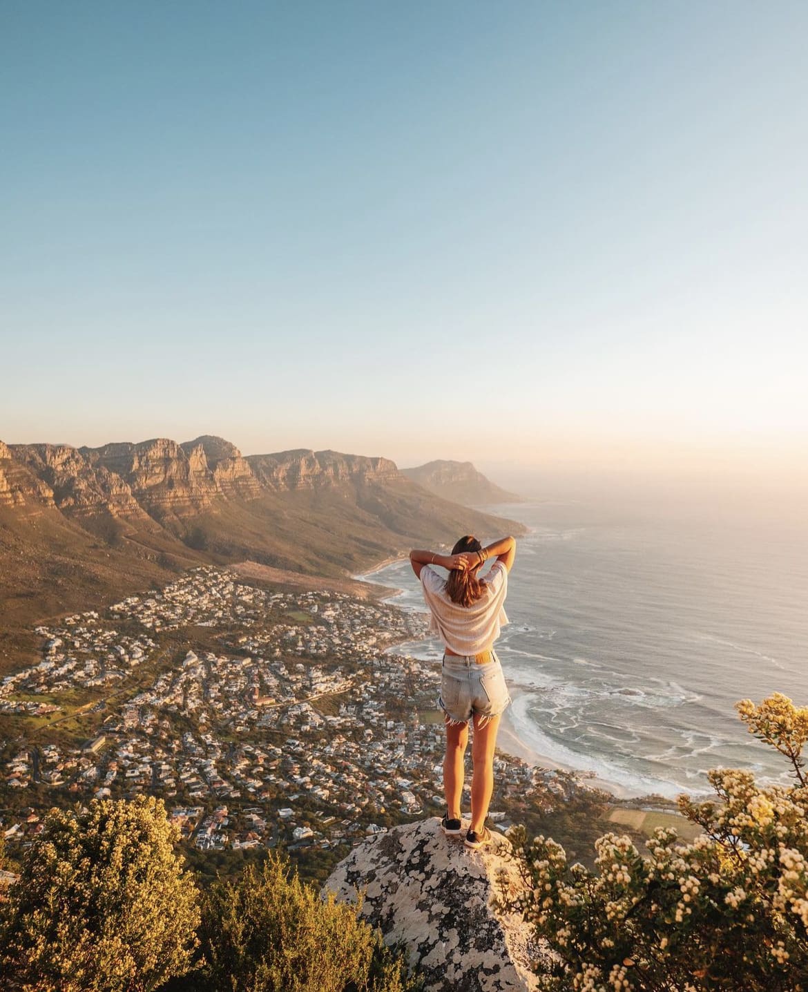 Taking in the views over the Mother City