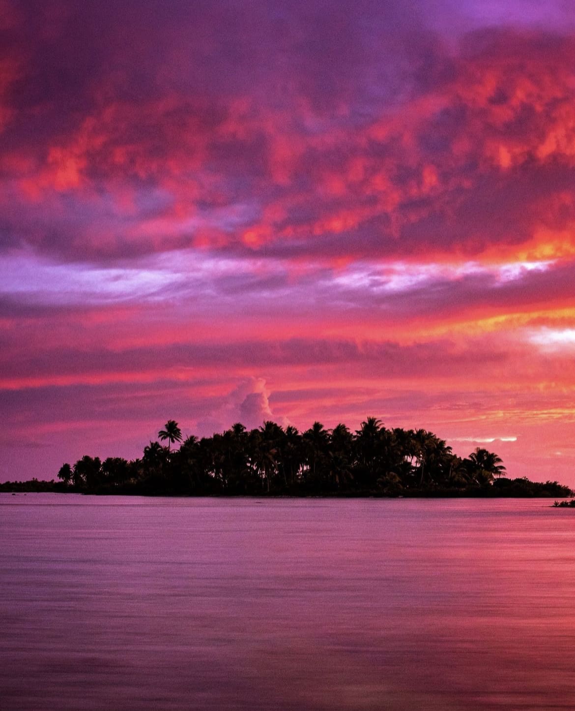 Sunrise in Tahiti