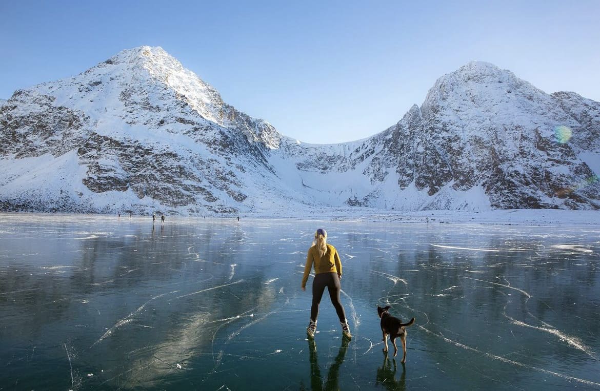 Ice-skating on Rabbit Lake - The 15 Best Places To Visit In Alaska