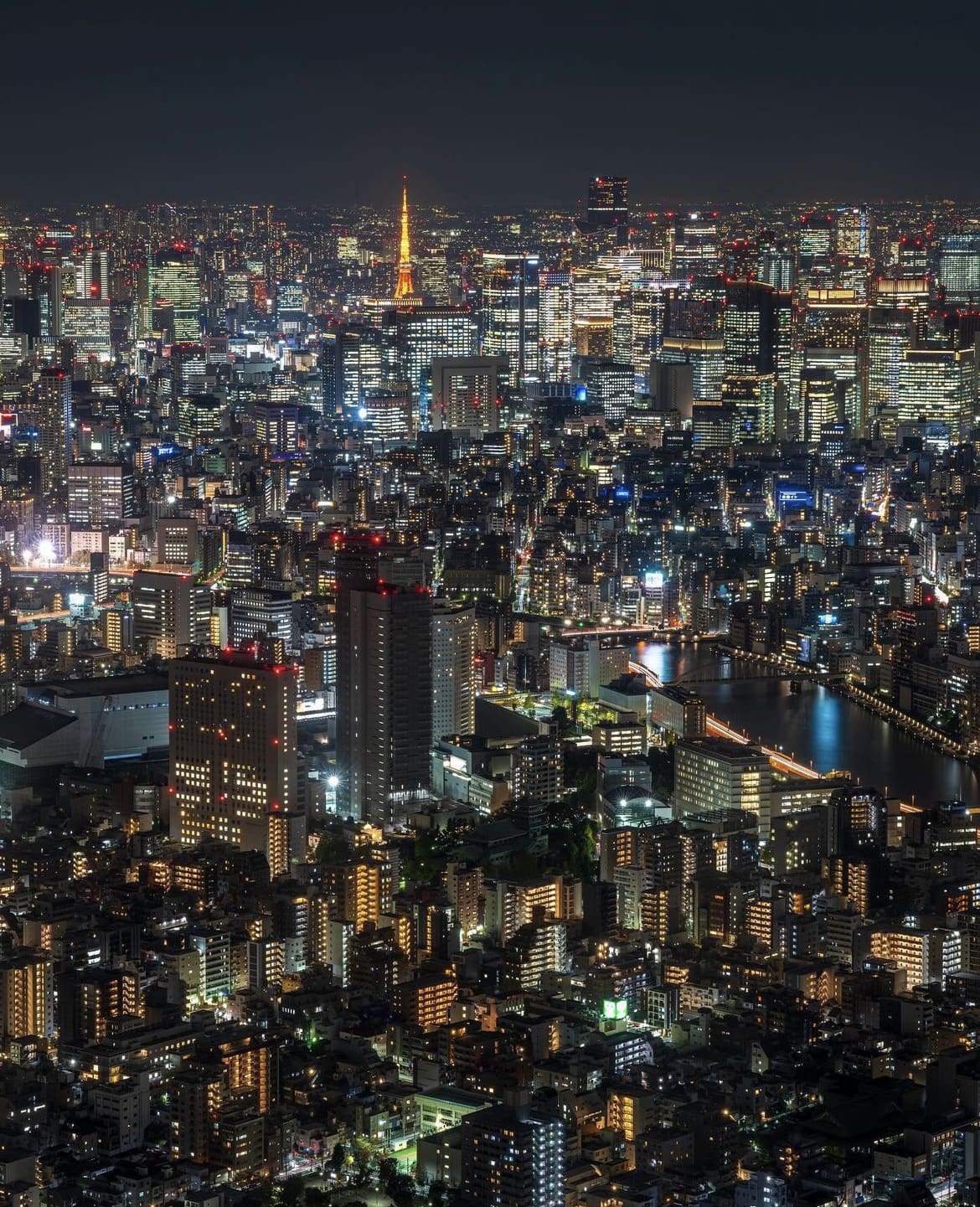 The city of Tokyo
