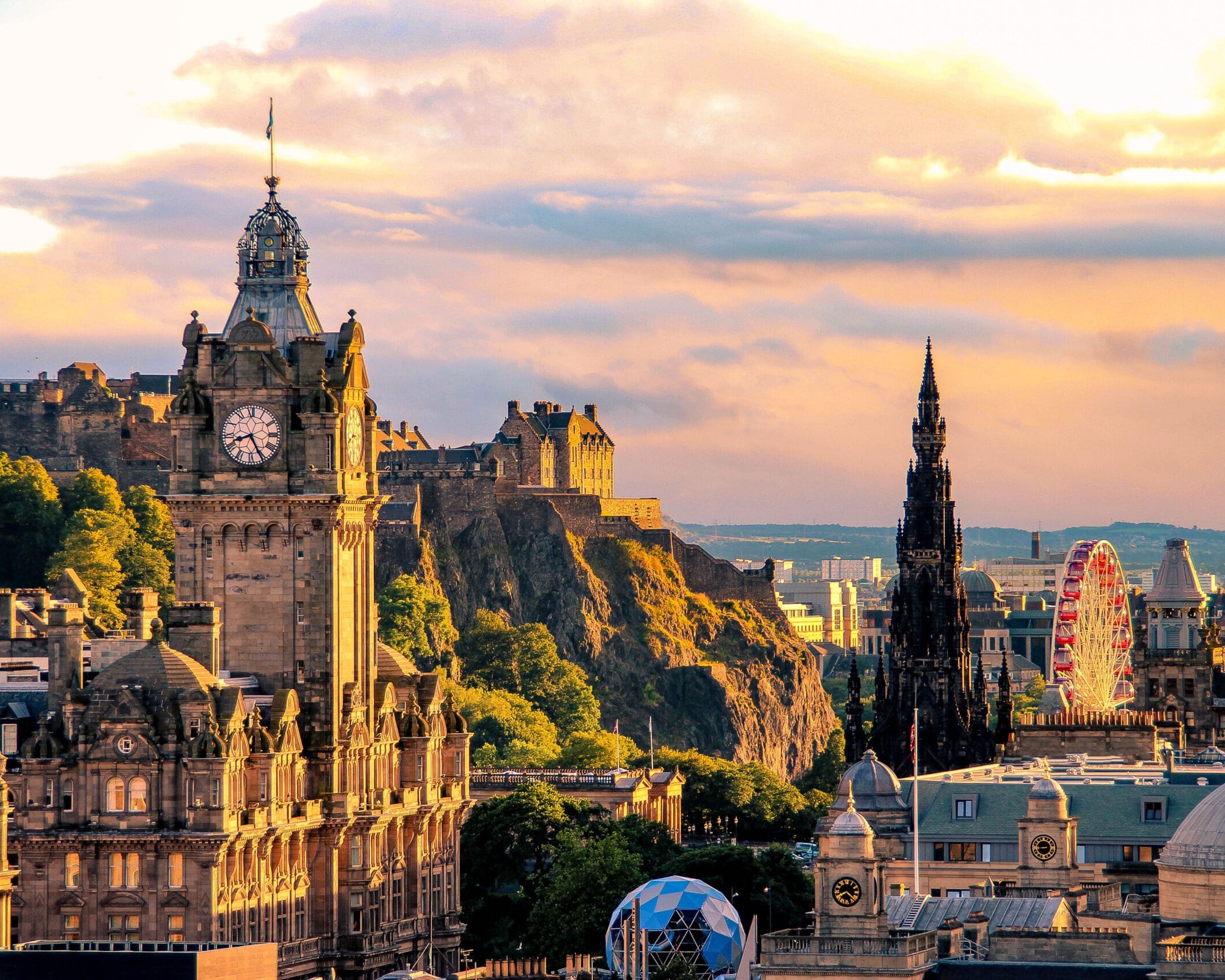 Edinburgh skyline, Scotland