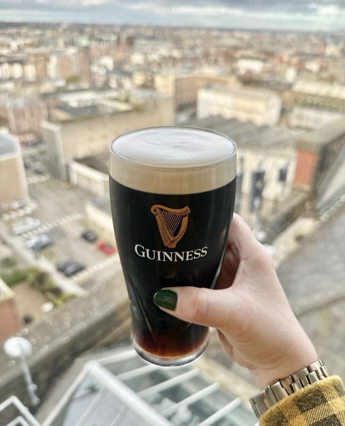 Views from the Guinness storehouse, Dublin Ireland