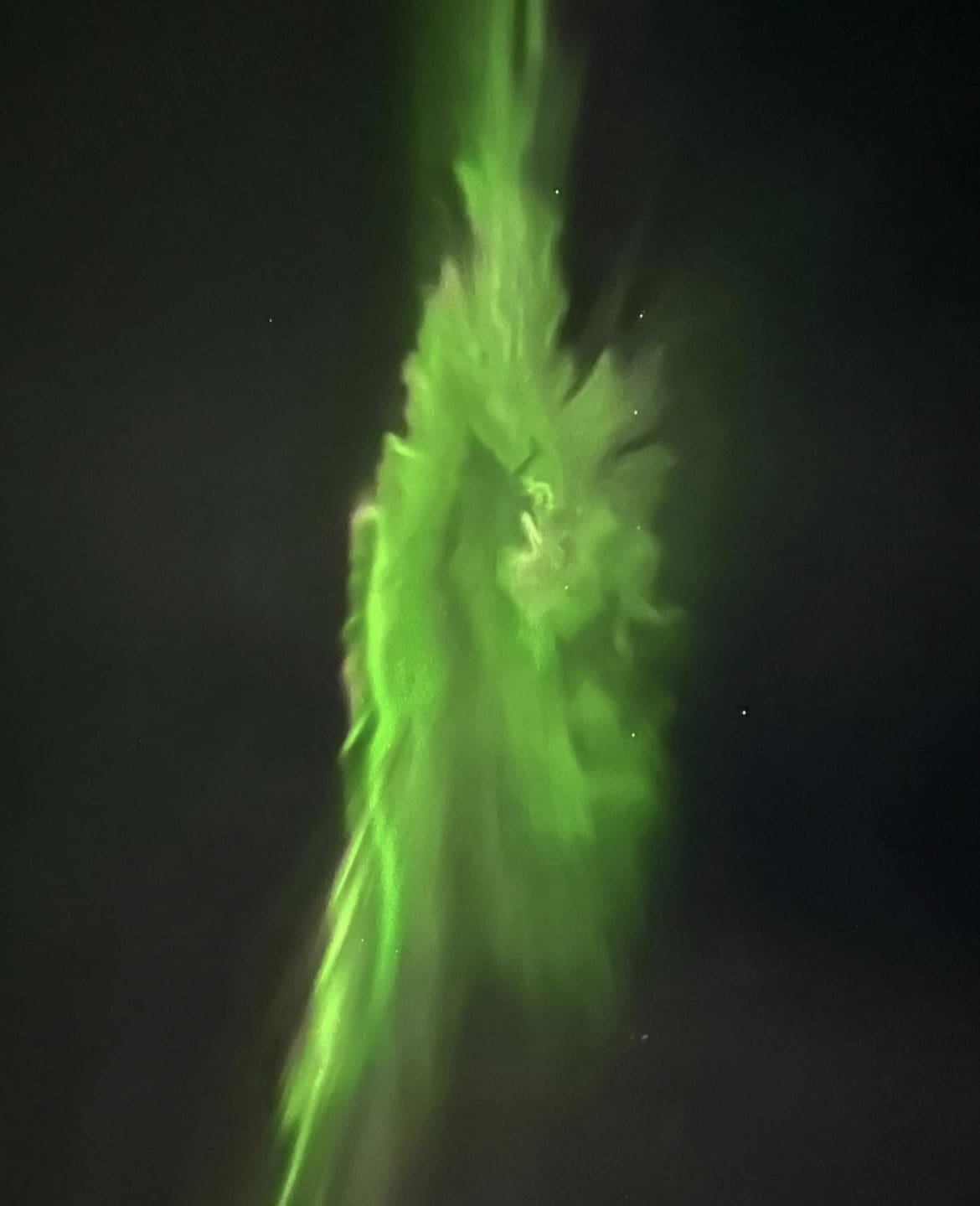 Northern lights in Akureyri