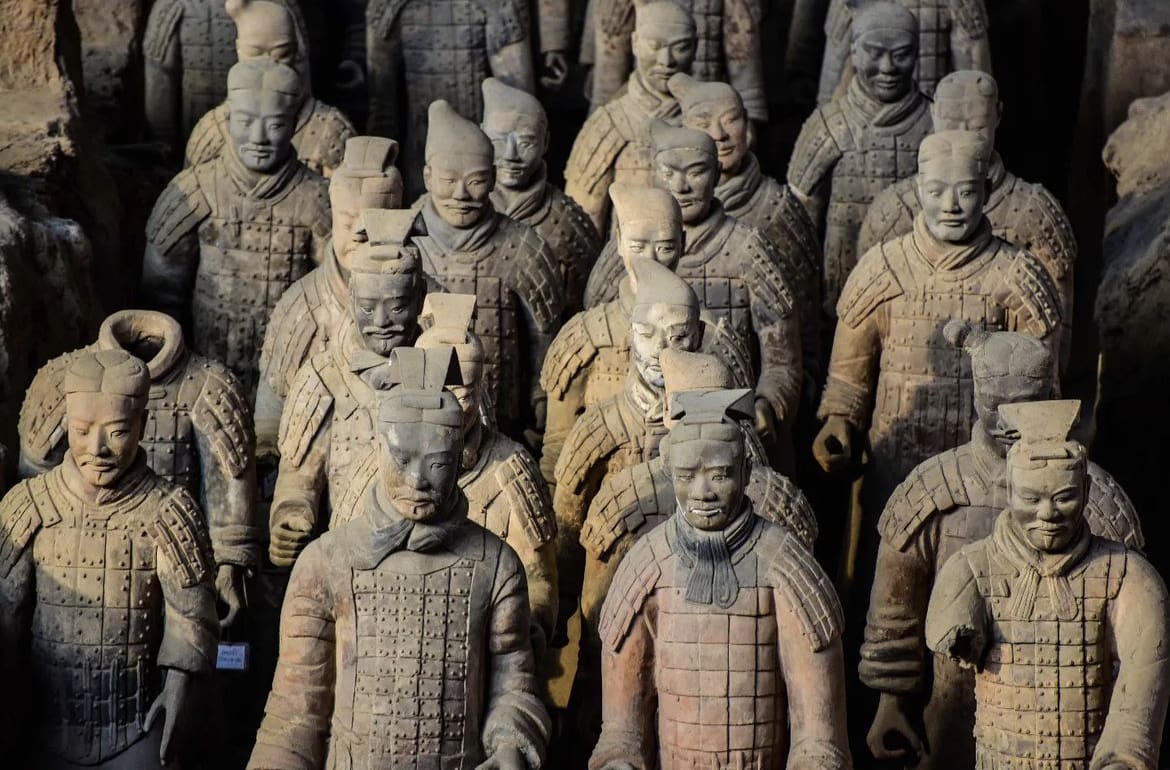 Statues in Xian China