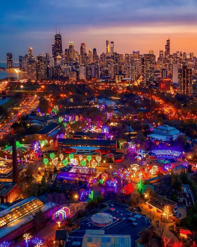 Christmas Lights at Lincoln Park Zoo