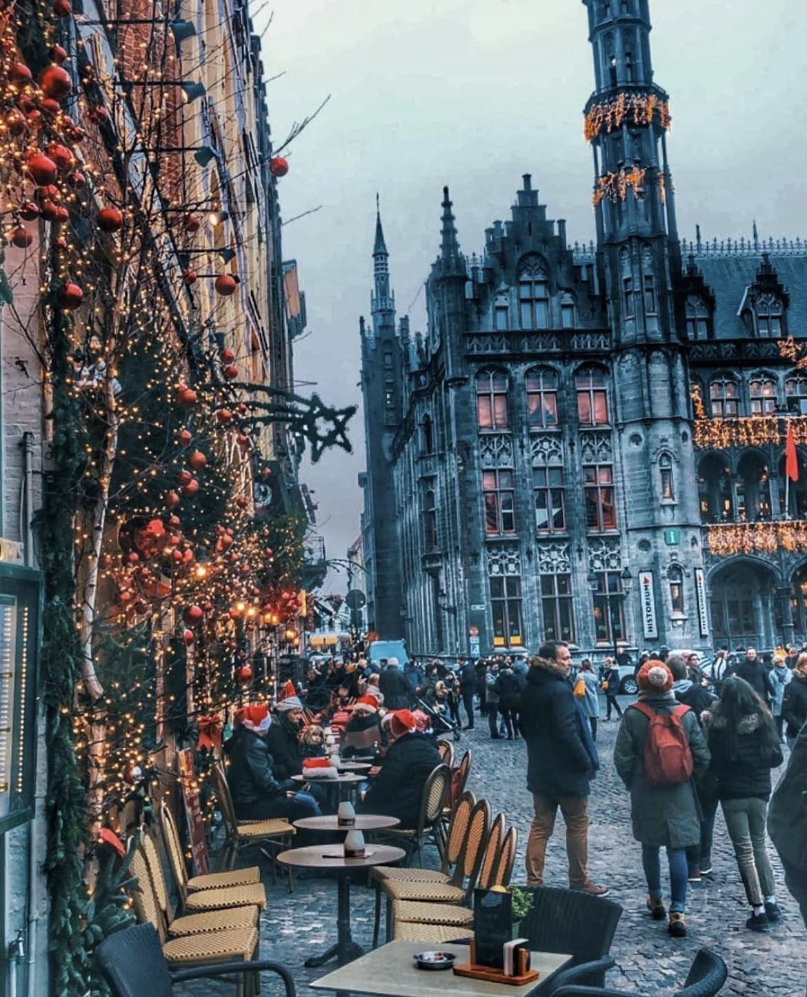 Winter Glow in a Fairytale Town in Bruges, Belgium