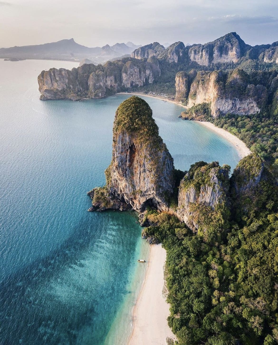 aerial view over Krabi near Phuket, Thailand - The Best Vacation in January