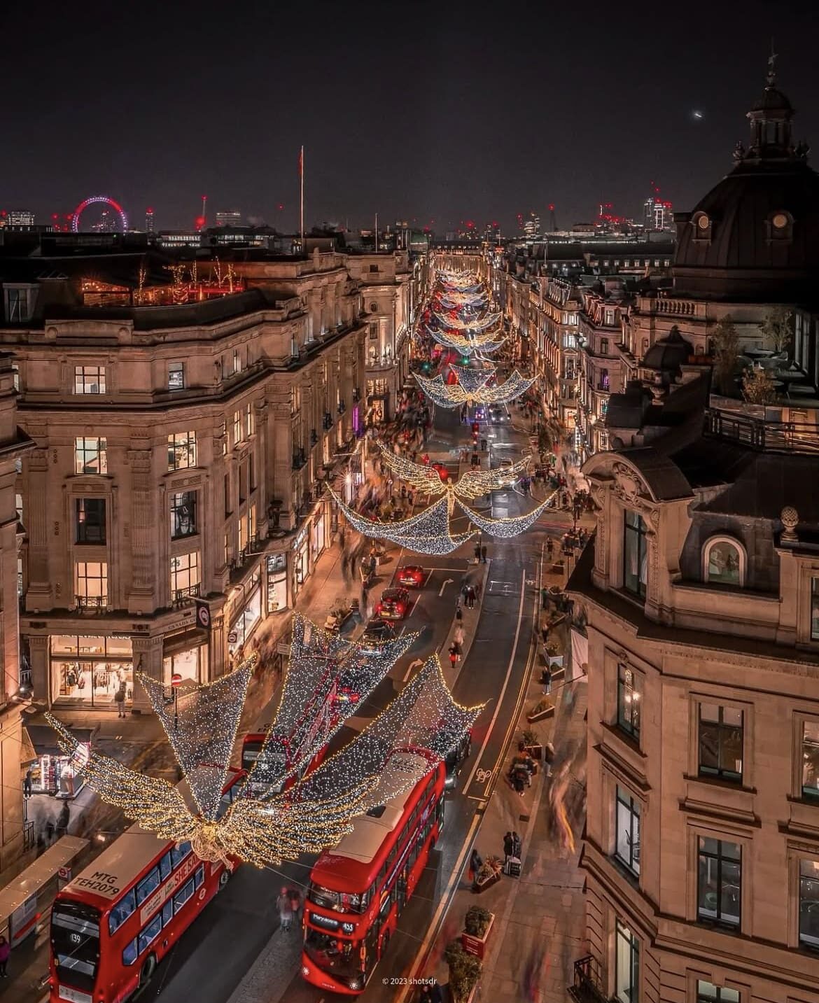 London transforms into a dazzlign wonderland as the christmas lights go up