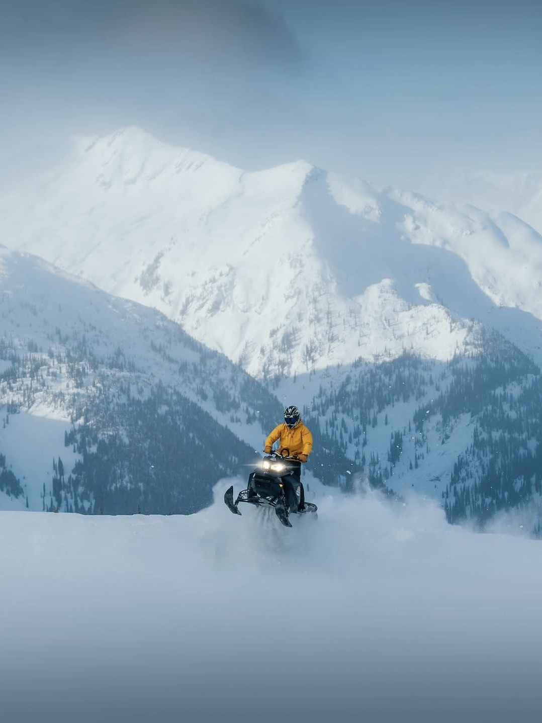 Snow Sledding in Canada