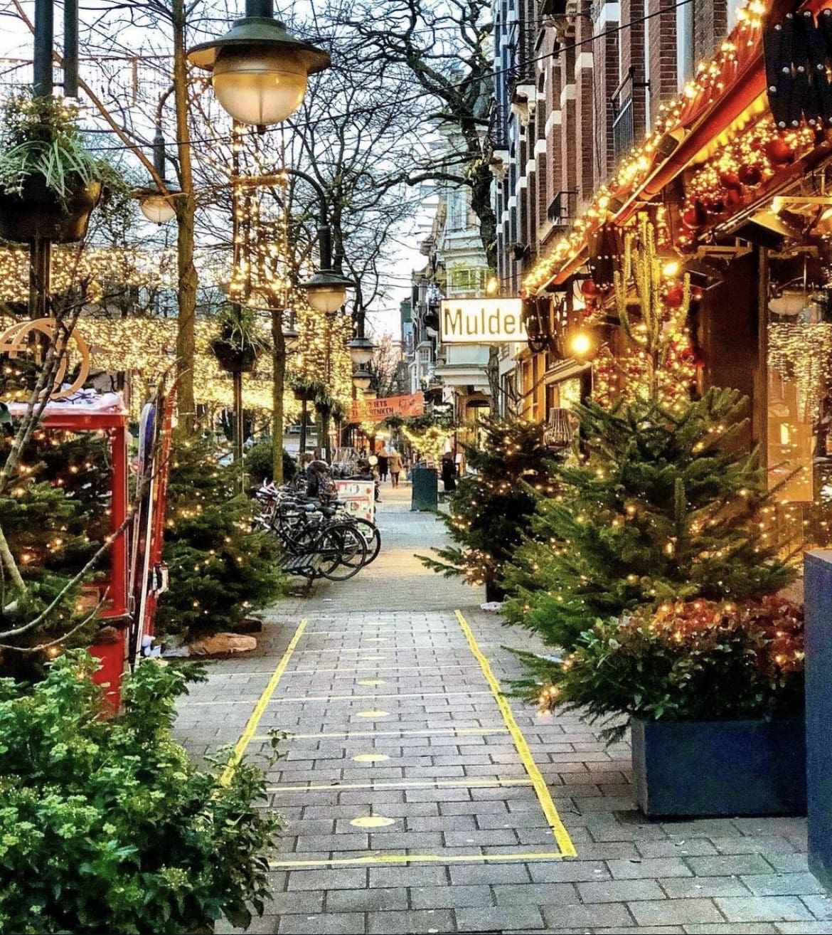 Christmas festivities in Amsterdam