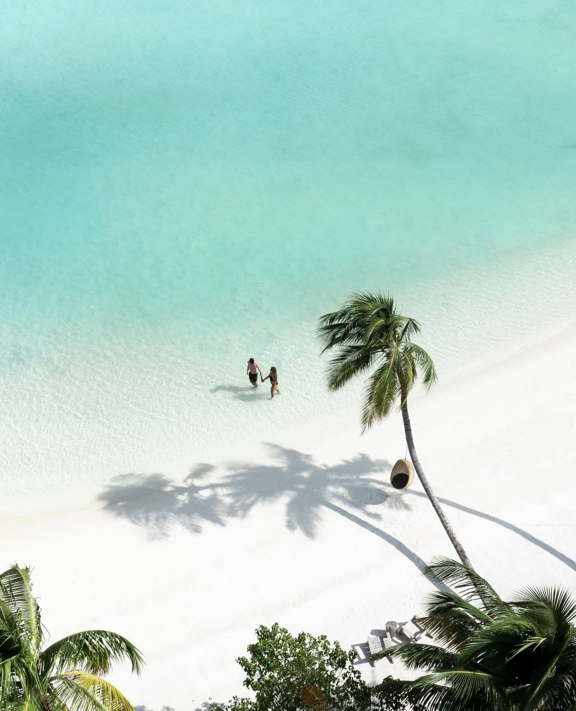 Topical beach in the Maldives