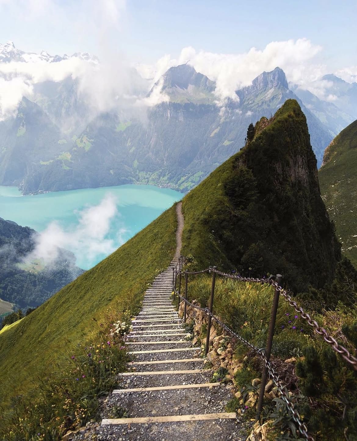 Picturesque views over Lake Lucerne